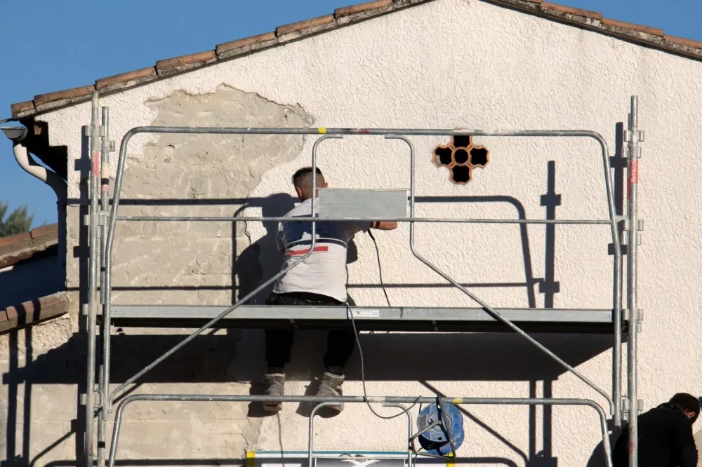 Travaux de ravalement façade près de Épinal